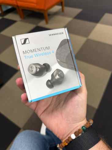 Sennheiser Momentum True Wireless 4 Smart Earbuds. Picture: Troy Nankervis