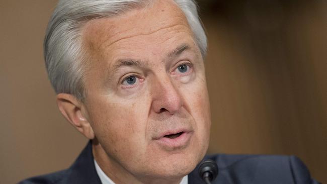 The life ban imposed on former Wells Fargo boss John Stumpf puts the issue of bank executive accountability in an entirely new context. Picture: AFP