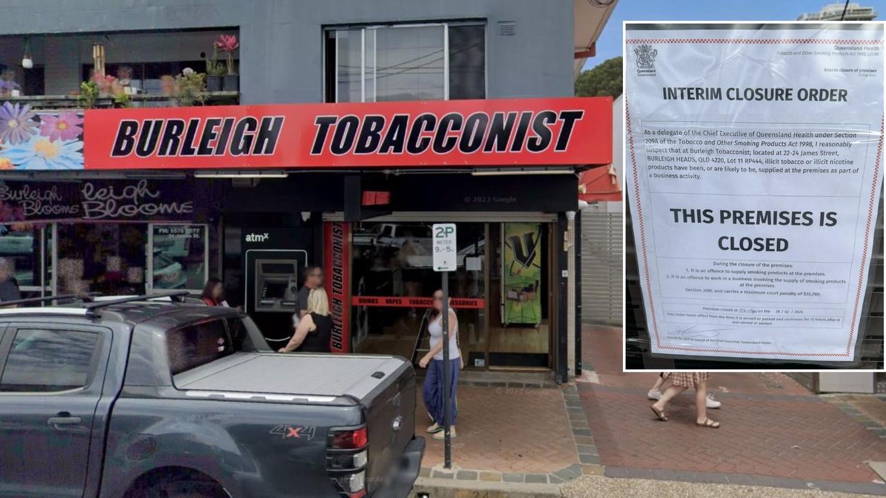 Tobacconist ordered to shut in Qld Health crackdown