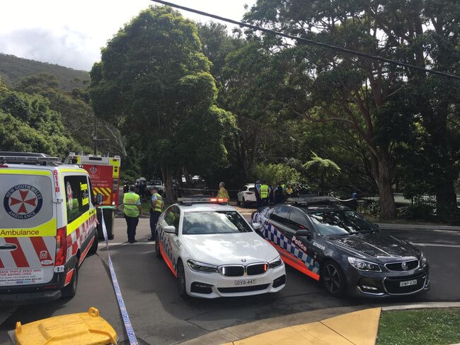 Emergency services at the scene of the crash on November 18. Picture: 9 News Illawarra
