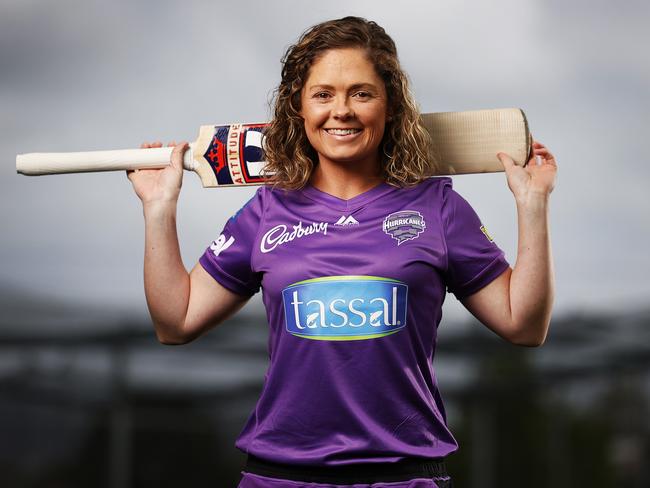 Hobart Hurricanes captain Corinne Hall. Picture: ZAK SIMMONDS