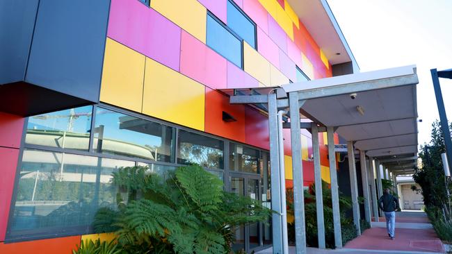 Hornsby Hospital where a mother fled with her baby. Picture: Angelo Velardo