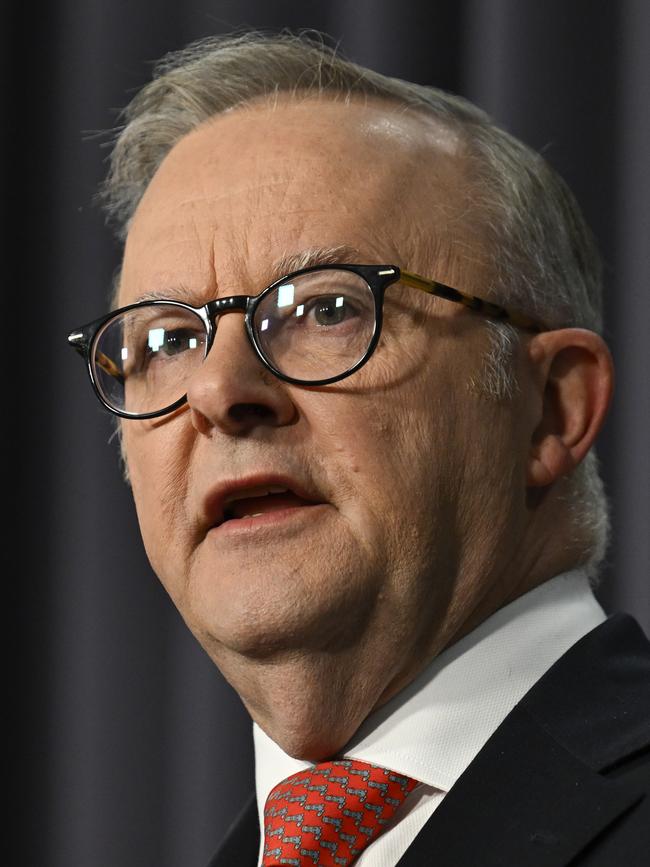 Prime Minister Anthony Albanese. Picture: Martin Ollman