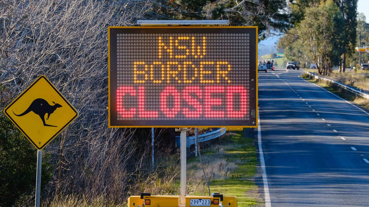 The NSW border with Victoria has been closed since July 8. Picture: NCA NewsWire / Simon Dallinger