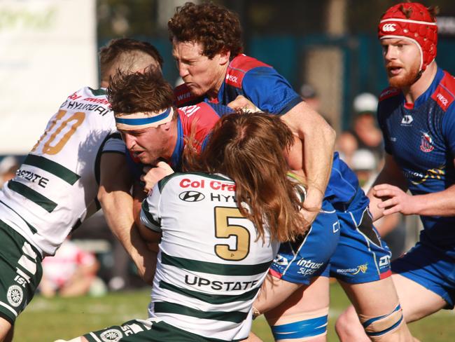 Manly stunned Warringah to win the Battle of the Beaches. Pic: Karen Watson.