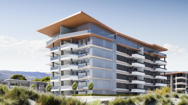 An artist's impression of stage two of Minda's Brighton Dunes apartment development. Picture: Supplied