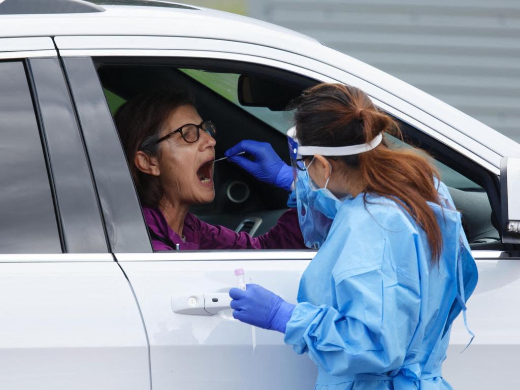 More than 5000 Covid-19 tests were conducted on Thursday. Picture: Trevor Collens / AFP