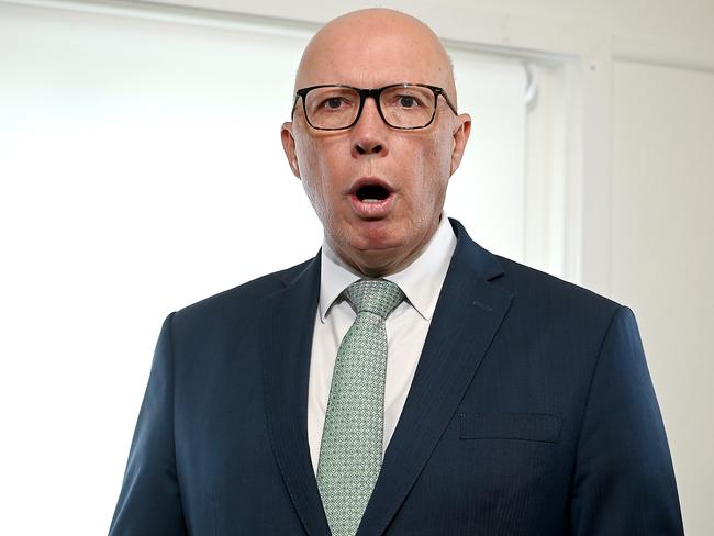 On January 23, 2009 Dutton declared that he had bought Commonwealth Bank, National Australia Bank and Westpac shares. Picture: NewsWire / John Gass