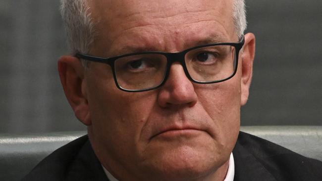 CANBERRA, AUSTRALIA - NewsWire Photos September 05, 2022: Scott Morrison MP during Question Time at Parliament House in Canberra. Picture: NCA NewsWire / Martin Ollman