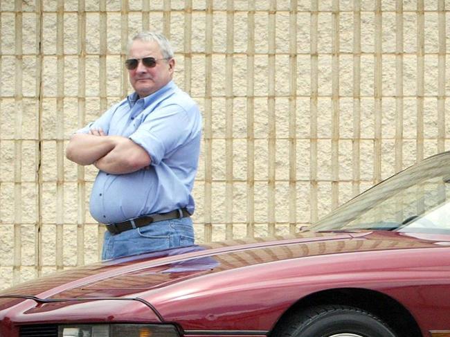 Michael McMichael and his BMW 840 Coupe motor car.