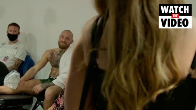 Conor McGregor’s heartwarming interaction with Dustin Poirier’s wife