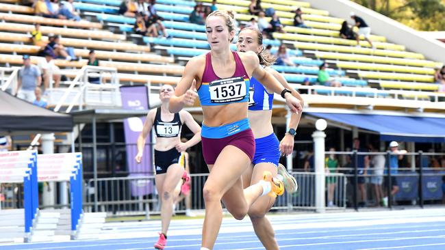 Queensland Representative School Sport track and field championships in Brisbane. Saturday October 12, 2024. Picture, John Gass