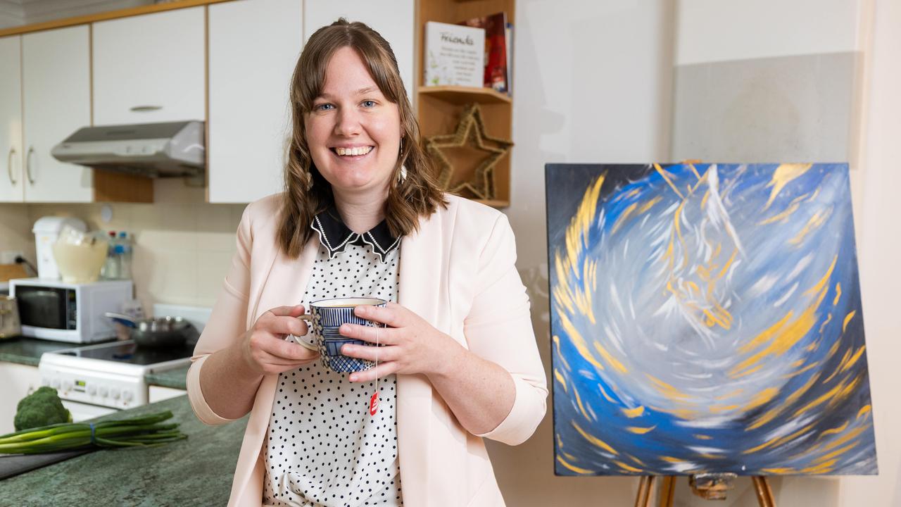 Rising rents and a new five per cent deposit scheme have reignited homeownership hopes for Melbourne renter Kathryn Whiteley. Picture: Jason Edwards