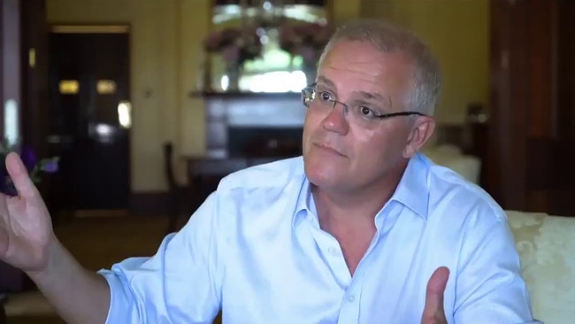 Mr Morrison talks about his pride in Australia’s growth in recent years. Picture: Twitter 