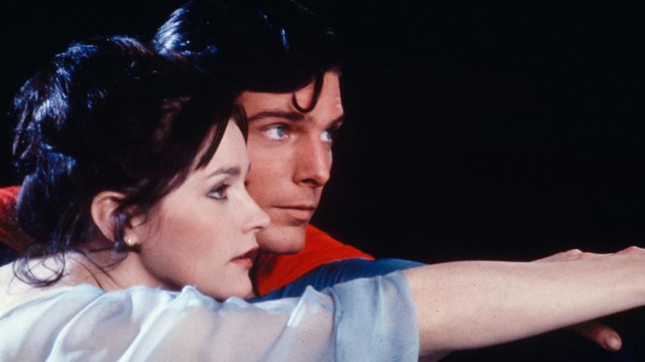 Christopher Reeve and Margot Kidder in the 1978 film "Superman", directed by Richard Donner.