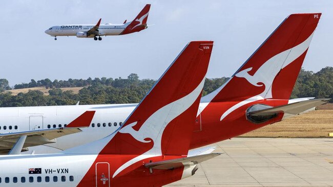 Rather than innovate, compete on price, deliver better service than their competitors or expand offshore, many of Australia’s largest corporations – such as Qantas – seek government favour to preserve or erect high barriers to entry for outside competition and keep their cosy oligopolies. Picture: NCA NewsWire/David Geraghty