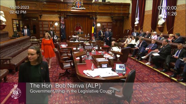 In an extraordinary vote in the NSW Parliament’s Upper House, only Greens opposed motion expressing solidarity with Israel. Picture: Supplied