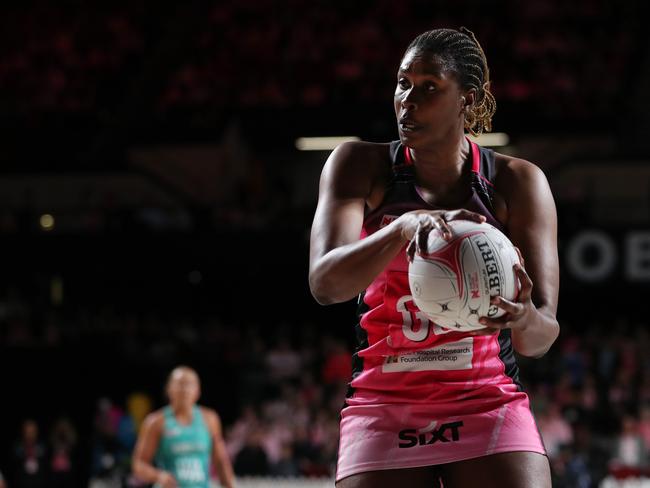 Romelda Aiken-George has brought her star power to Adelaide. Picture: Maya Thompson/Getty Images