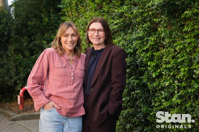 Claudia Karvan (left) says farewell to Bump with a firth and final season.