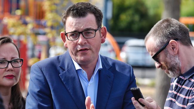 Premier Daniel Andrews failed to tell the media about his visit to the Hazelwood Power Station. Picture: Jason Edwards.