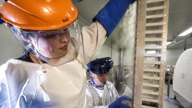 Kidney tissue samples will be stored in a biobank like this one in Melbourne. Picture: Luis Enrique Ascui.