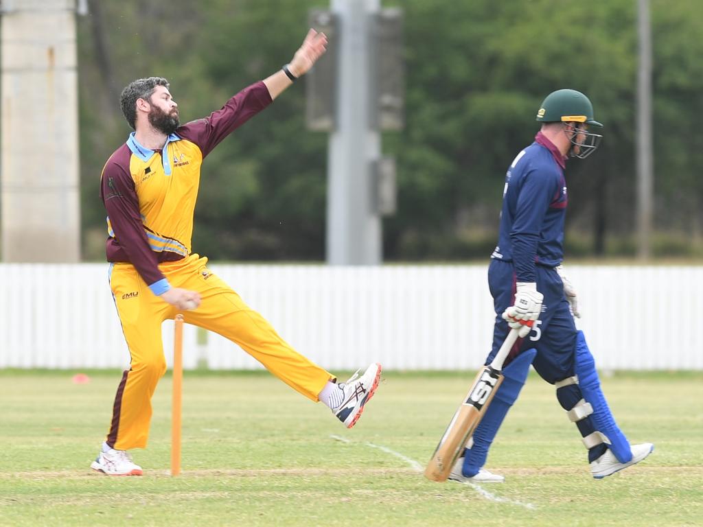 CRICKET Nth Qld opens championships: Central Qld's Joe McGahan bowls