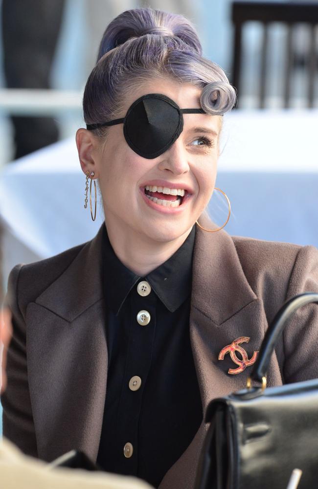 Kelly Osbourne wasn’t going to let an eye patch stand in the way of fashion. Picture: London Entertainment/Shutterstock