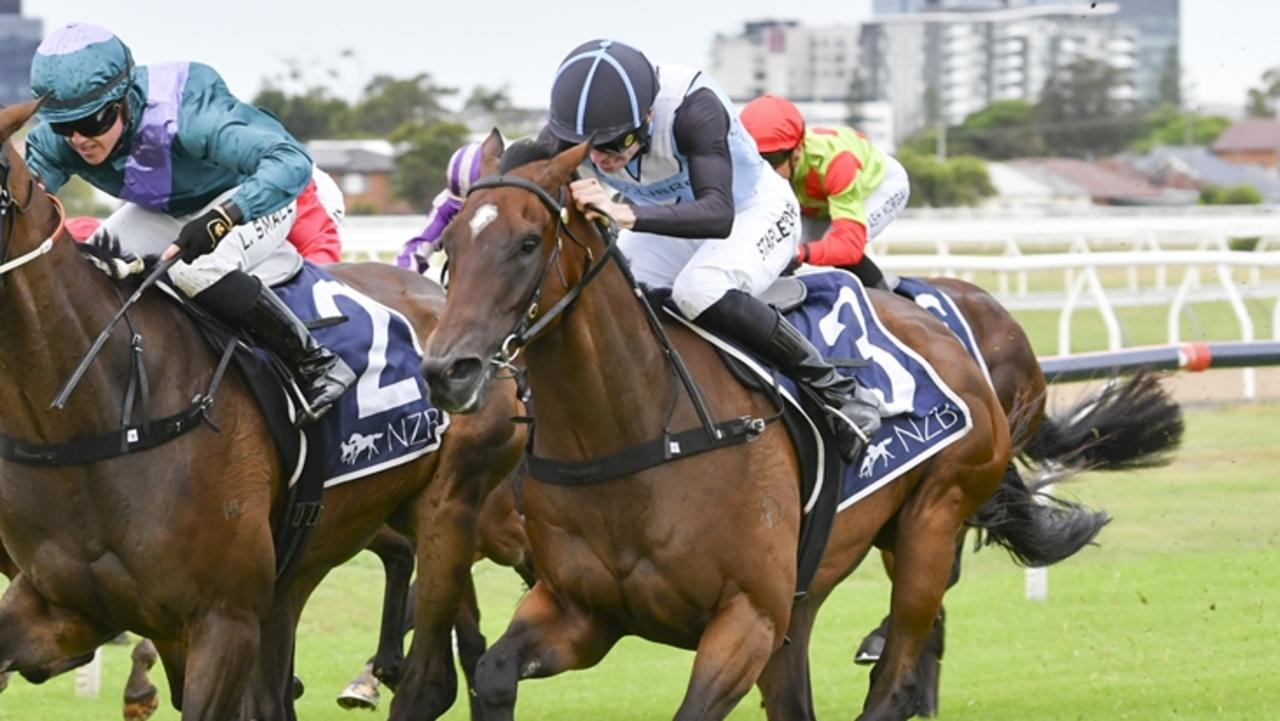 Formal (outside) can break through for a well-earned win at Wyong. Picture: Bradley Photos