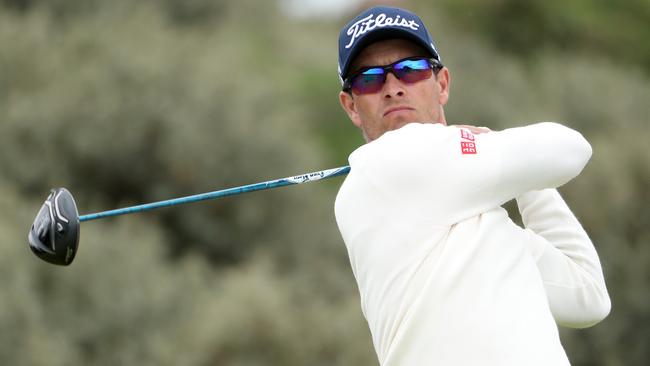 Adam Scott finished one-under-par after the opening round.