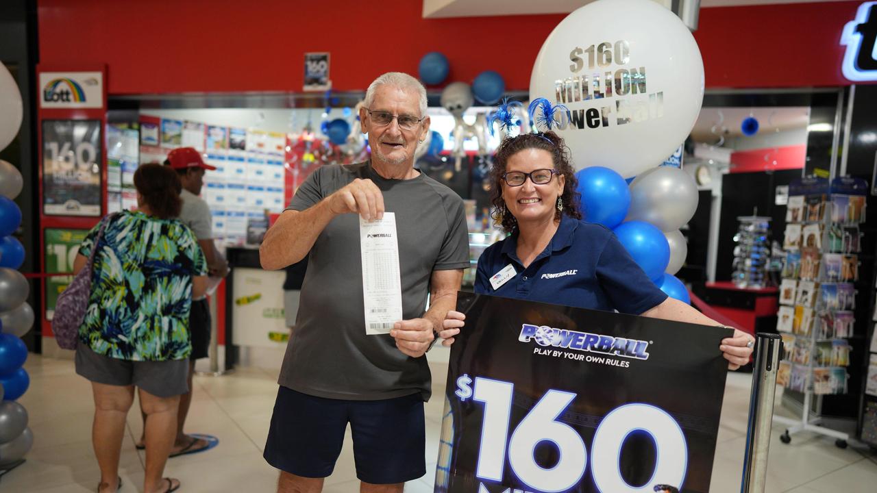 Half the country is expected to buy a ticket in Thursday’s Powerball draw – including Queensland man Bruce Harpur. Picture: Nuno Avendano