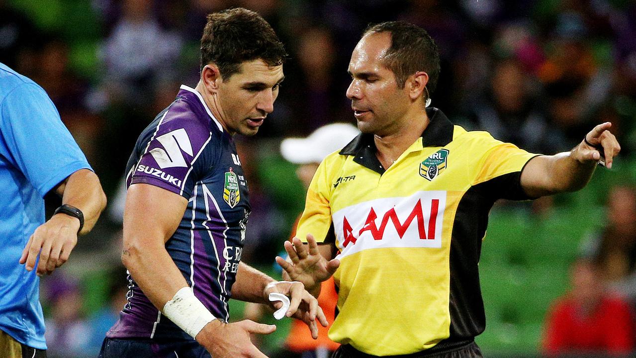 Billy Slater is a fan of the return to one referee.