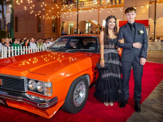 CLASS OF 2024: Townsville Grammar School formal. Students Phoebe Kent & Tristan Mason.