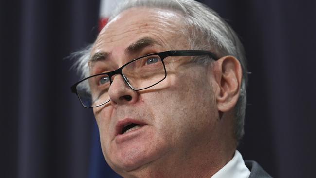 CANBERRA, Australia - NewsWire Photos - September 17, 2024: Trade Minister Don Farrell holds a press conference at Parliament House in Canberra. Picture: NewsWire / Martin Ollman