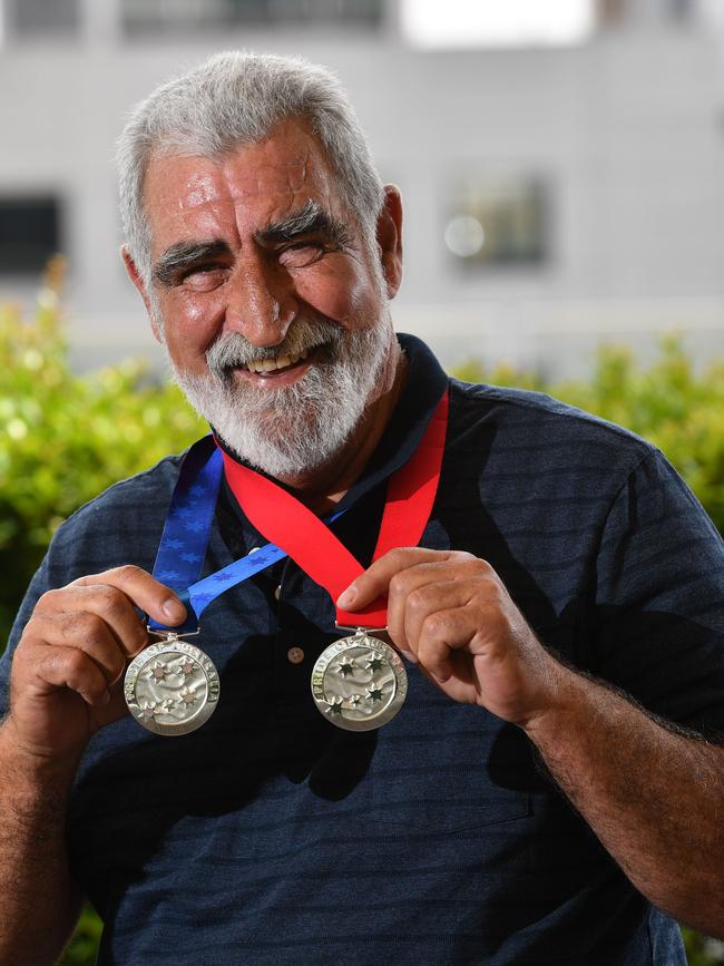 Paul Barnden manages a football team for those with integration or intellectual difficulties. Picture: AAP / Keryn Stevens