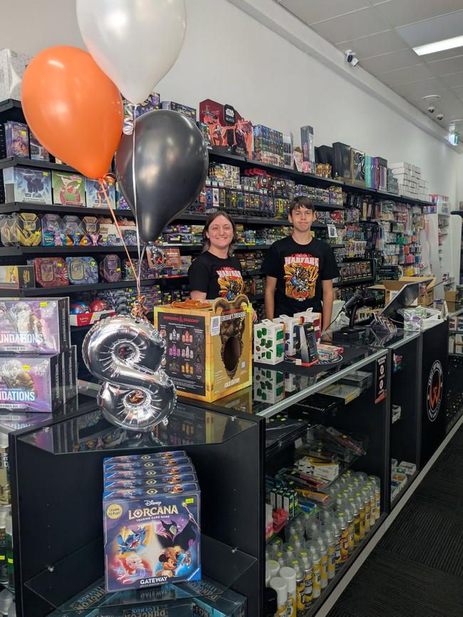 Staff celebrating Table Top Warfare’s eighth birthday this year. Picture: Facebook
