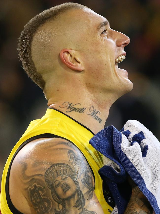 Dustin Martin is apparently still single. Picture: George Salpigtidis/AFL Media/Getty Images