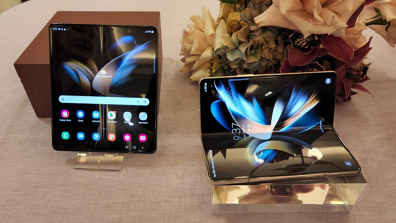 Samsung’s new Galaxy Z Fold4. Samsung has unveiled Fold4 and Flip4 foldable phones, Galaxy Watch5 and Watch5Pro watches, and Buds2Pro earbuds.