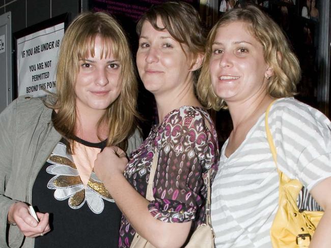 Kate Burton, Skye Burton and Christine Burton at Code Nightclub, Mackay.