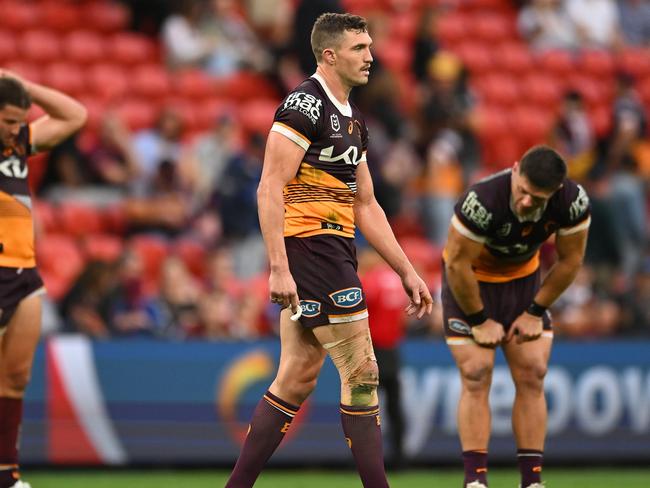 Corey Oates is playing for his future at the Broncos. Picture: Albert Perez/Getty Images