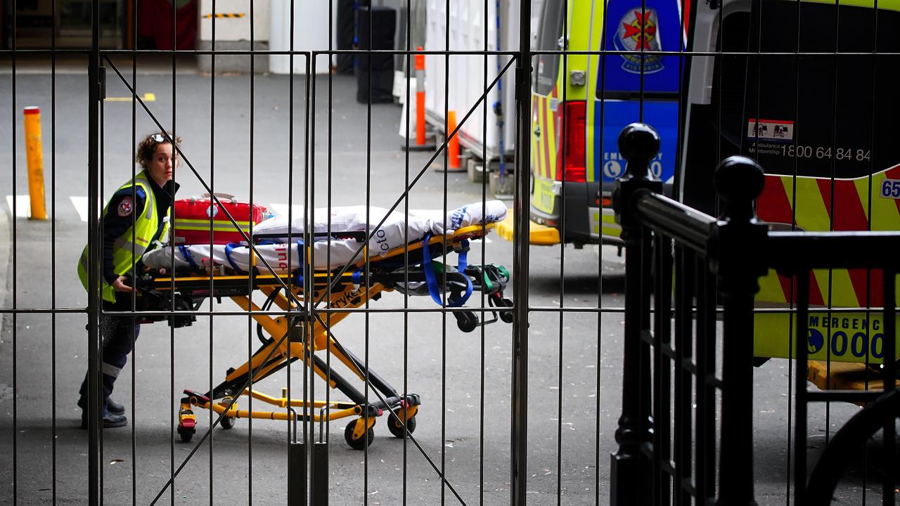 Some Victorians are using paramedics to try to skip waiting lines at hospital emergency departments. Picture: Luis Enrique Ascui