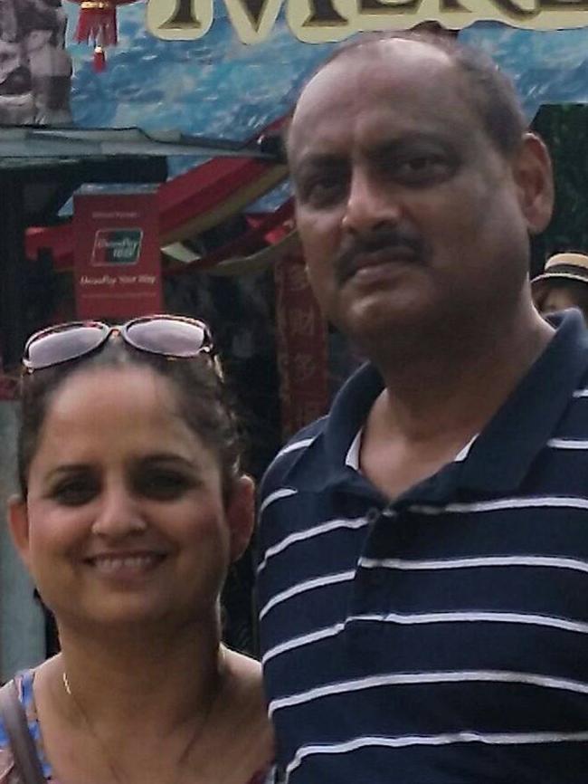 Jagdish Singh (right) has been charged with the murder of Mrs Kaur. Picture: Facebook