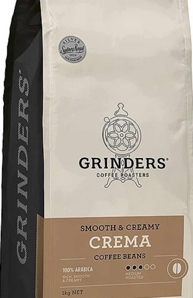 Grinders Coffee ‘crema’ coffee beans has been praised online with more than 300 positive reviews.