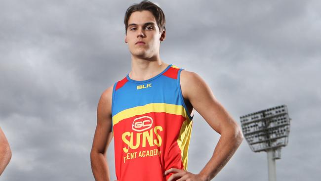Jack Bowes is one of the top prospects this year and is a members of Gold Coast’s academy. Picture Glenn Hampson
