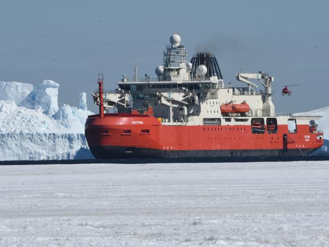 Australia’s newest Antarctic vessel the RV Nuyina.