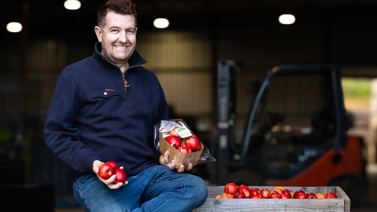 Malcolm Francis, of Esperance Bay Orchards at Esperance Bay in Tasmania.