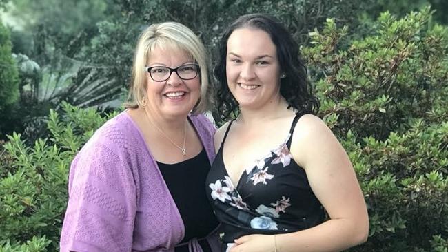 Jill Brown (left) and her daughter, Catie Brown (right). Picture: Supplied