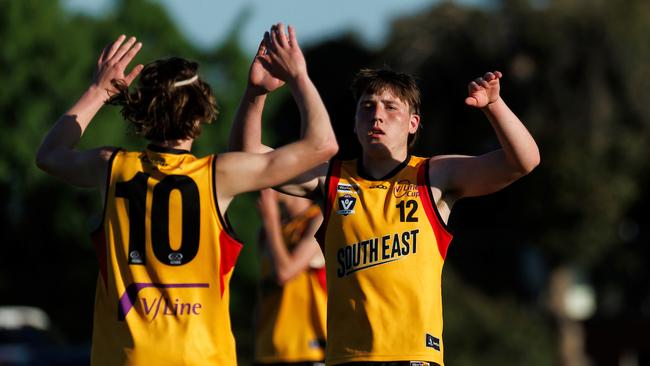 South East went undefeated on day two. Picture: Luke Hemer/AFL Victoria