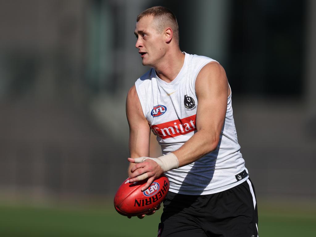 Nathan Kreuger has been named for Collingwood. Picture: Robert Cianflone/Getty Images.