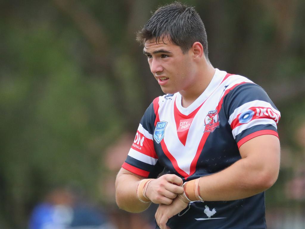 Zach Fittler of the Roosters. Photo: Jeremy Ng