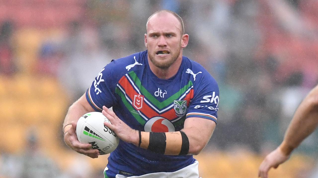 Matt Lodge hadn’t played rugby league since splitting with the Warriors in May. Picture: NRL Images